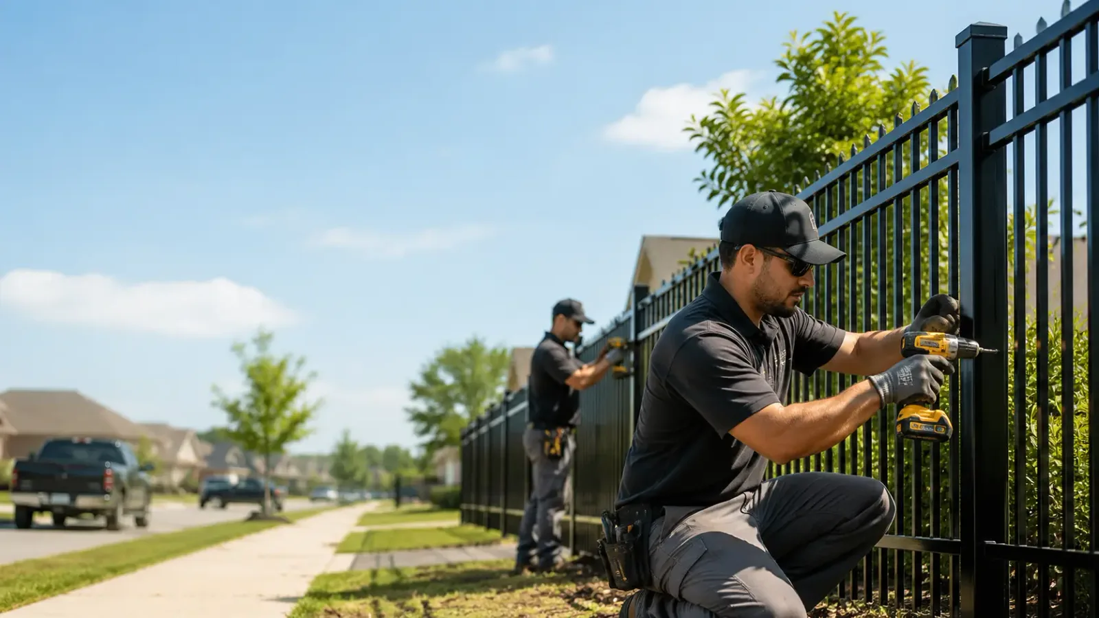 Metal Fence Installation in Hunter, OK